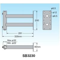 サイドベース SB3230 マスプロ電工（直送品）