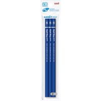 三菱鉛筆 ユニスター 1008（3P PLT 青）2B US1008 1セット（6パック（3本入））（直送品）