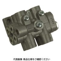 広和 KWK 潤滑装置 シングルライン用分配弁 KU-4N 1個 160-9674（直送品）