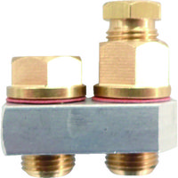 広和 KWK 潤滑装置 KU型分配弁用補助金具 P-15 1台 160-9681（直送品）