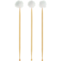 グリーンベル GREENBELL ぼん天耳かき 3本組 全長160mm QQ-605 1袋(3本) 137-3598（直送品）