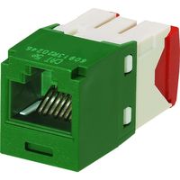 パンドウイットコーポレーション パンドウイット カテゴリ5E RJ45モジュラージャック UTP TGタイプ 緑 CJ5E88TGGR 1個（直送品）