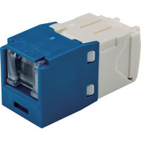 パンドウイットコーポレーション PANDUIT カテゴリ6 シャッター付モジュラージャック 青 CJH688TGBU 1個 828-5887（直送品）