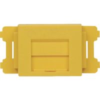 パンドウイットコーポレーション パンドウイット JISプレート用シャッター付きアダプタ 黄 (10個入) CMAOSSYL-X 1袋(10個)（直送品）