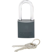 パンドウイットコーポレーション パンドウイット ロックアウト用ハイセキュリティパドロック 黒 PSL-7BL-LS 1個 825-7454（直送品）