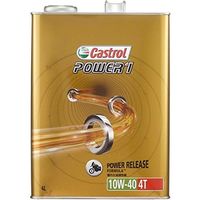 CASTROL POWER1 4T パワー1 4T 10W-40 部分合成油 4L 19433（直送品）