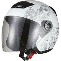 BRC グラフィックジェットヘルメット ホワイトA225M 721002（直送品）