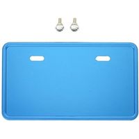 バイクパーツセンター ナンバープレートベース 大 125cc～ 青 900107（直送品）