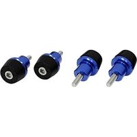 バイクパーツセンター 汎用 プロテクター 黒/青 900502 1セット（4個入）（直送品）