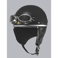 ユニカー工業 ビンテージヘルメット ブラック フリーサイズ BH-18K（直送品）