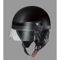 ユニカー工業 ハーフヘルメット Ver.BIZ ブラック BH-20K（直送品）