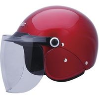 ユニカー工業 セミジェットヘルメット Ver.F （キャンディレッド）［58～60cm］ BH-25R（直送品）