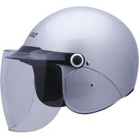 ユニカー工業 セミジェットヘルメット Ver.F （シルバー）［58～60cm］ BH-25S（直送品）