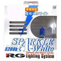 レーシングギア スーパーハロゲンバルブ SPARKLE-White スパークルホワイト HB3 12V65W 5200K 車検対応品 GB3K（直送品）