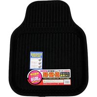 Powerful トレイマット ストライプ ブラック 軽自動車・コンパクトカー・前席用 PO-348（直送品）
