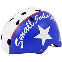 石野商会（FS-JAPAN） スタイリッシュサイクルヘルメット ホワイト&ブルー Mサイズ（50～56cm） WK-01（直送品）