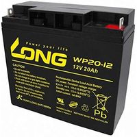 ロング 産業用鉛蓄電池 12V-20Ah PE12V17/HP15-12A/互換 標準系 WP20-12（直送品）