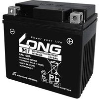 ロング シールド型 バイク用バッテリー 液入充電済 YTX5L-BS/YTZ6V/YTZ7S互換 WTZ6VIS（直送品）