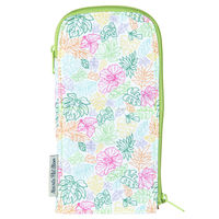 【アウトレット】ペンケース＜ネオクリフラット ブルーム＞グリーン F-VBF160-L4 1個