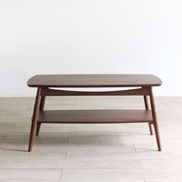 【車上渡し】 AMOCC Epice（エピセ） テーブル 無垢材 幅900×奥行500×高さ450mm ウォルナット 1台（直送品）