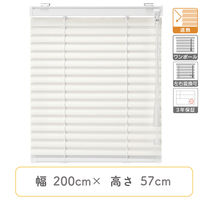 【1cm単位】プロ仕様ブラインド幅200cm×高57cm＜遮熱タイプ＞ ctb835-200x57r48 1セット トーソー (直送品)（直送品）