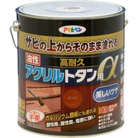 アサヒペン AP 油性高耐久アクリルトタンα 3KG 赤さび 9018267（直送品）