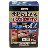 アサヒペン AP 油性高耐久アクリルトタンα 12KG 新茶 9018293（直送品）