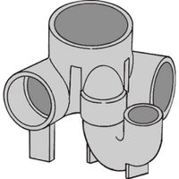 前澤化成工業 前澤 M-UT-L左100X75P-150 ビニマス90度曲 2322873（直送品）
