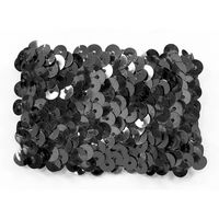 アーテック メタリックリストバンド ブラック 4712 1セット(4組)