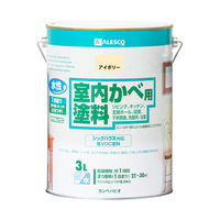 室内かべ用塗料 アイボリー 3L #00317650071030 カンペハピオ（直送品）