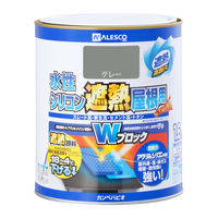 水性シリコン遮熱屋根用 グレー 1.6L #00377655091016 カンペハピオ（直送品）