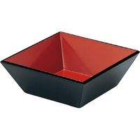 福井クラフト 小鉢 内朱天黒 A 1セット（10入）（直送品）