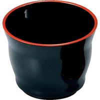 福井クラフト まゆ型千代口 黒天朱 A 1セット（10入）（直送品）