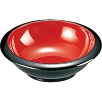 福井クラフト 宝来鉢 黒内朱 A_2