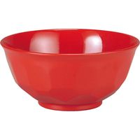 福井クラフト やすらぎ亀甲飯椀 朱乾漆内朱 A 1セット（5入）（直送品）