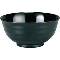 福井クラフト やすらぎロクロ目飯椀 黒乾漆内黒 A 1セット（5入）（直送品）