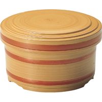 福井クラフト 桶型飯器 白木（内朱） A