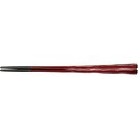 福井クラフト 荒彫先太箸 溜（2回塗） PBT 1セット（5入）（直送品）