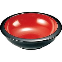 福井クラフト 宝来鉢 黒内朱 A_1