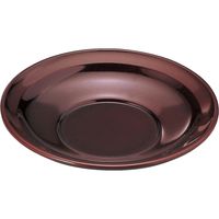 福井クラフト 越路茶托 溜 全面塗 木質 1セット（4入）（直送品）