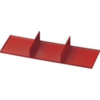 福井クラフト すかし箱用三ツ仕切 朱 A 1セット（4入）（直送品）