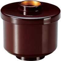 福井クラフト 切立小吸椀 溜高台内金 A 1セット（3入）（直送品）