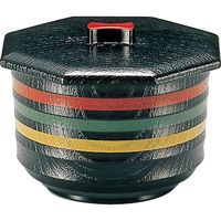 福井クラフト 元禄木目飯器 三色ライン（内朱） A 1セット（3入）（直送品）