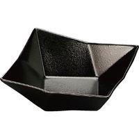 福井クラフト 折紙鉢 黒クリヤータタキ A