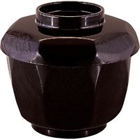 福井クラフト 耐熱 ABS荒彫亀甲飯器 新溜（内黒） TA 1セット（2入）（直送品）