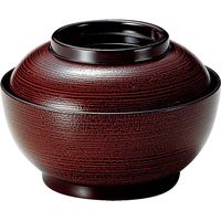 福井クラフト お好み椀 溜刷毛目 内黒 A 1セット（2入）（直送品）