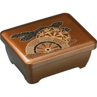 福井クラフト ミニ光琳丼重 梨地御所車内朱 A 1セット（2入）（直送品）