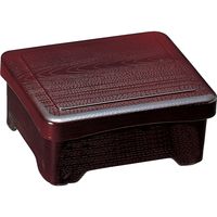 福井クラフト 耐熱 木目丼重 溜内朱 TA 1セット（2入）（直送品）