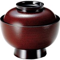 福井クラフト 雑煮椀 溜刷毛目内黒 TA 1セット（2入）（直送品）