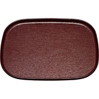 福井クラフト 大寿木目小判盆 新溜SL 50308070 1セット(2入)（直送品）